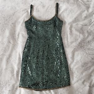 *Host Pick* Vintage Oleg Cassini Sequin Dress